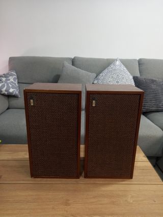 Altavoces Fisher Vintage Madera