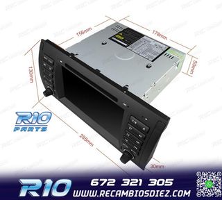 RADIO GPS NAVEGADOR 7" PARA BMW X5 E53 99-06 E39 USB GPS TAC