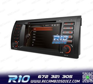 RADIO GPS NAVEGADOR 7" PARA BMW X5 E53 99-06 E39 USB GPS TAC