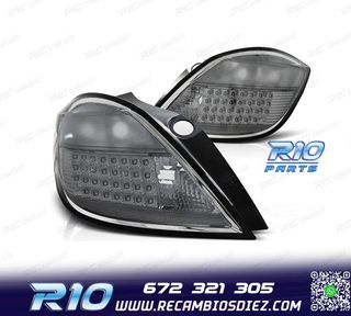 PILOTOS PARA OPEL ASTRA H 04-09 LED FONDO CROMO AHUMADO
