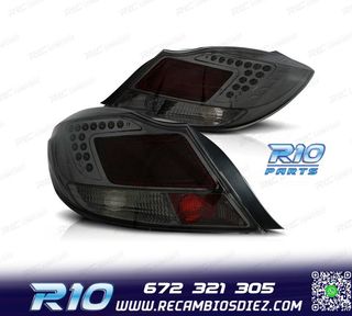 PILOTOS PARA OPEL INSIGNIA 08-13 LED FONDO CROMO AHUMADO