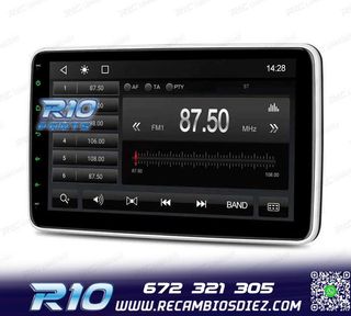 RADIO NAVEGADOR 2DIN 10" HD TÁCTIL BLUETOOTH USB SD