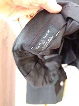 Pantalón de vestir Zara negro hombre
