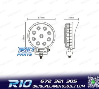 FOCO LED 42W COCHE, CAMION, QUAD O MOTO