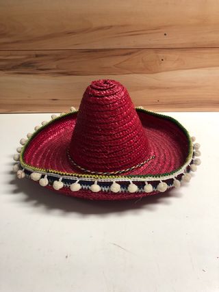 Lote 7 Sombreros Mexicano, Explorador, plano, paja