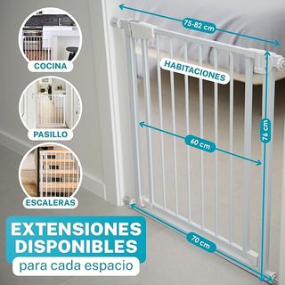 Barrera de seguridad para niños y mascotas
