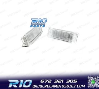 LUCES MATRÍCULA LED BMW X5 E53 99-06