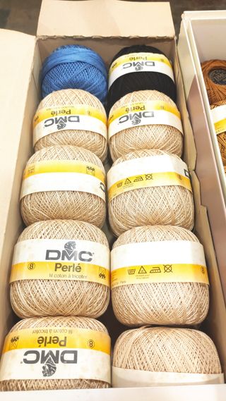 Ovillos DMC Perlé 8 - Algodón Hilo (50gm)