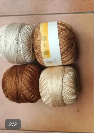 Ovillos DMC Perlé 8 - Algodón Hilo (50gm)