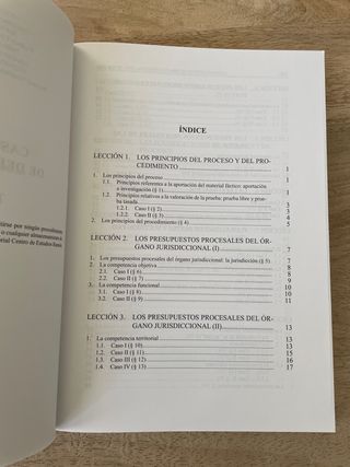 Casos prácticos de Derecho Procesal Civil