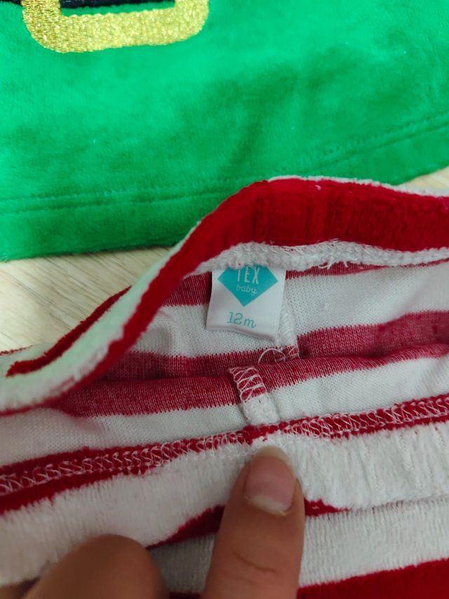 Conjunto de elfos bebé de 12 meses