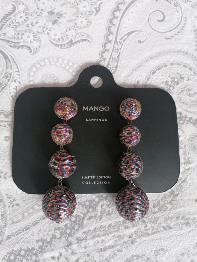 Pendientes Mango Largos Multicolor