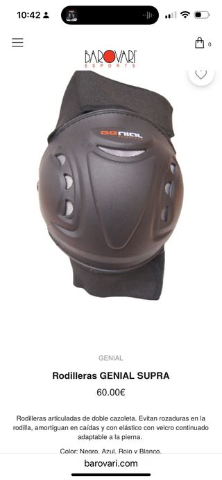 Rodilleras Genial Hockey Supra