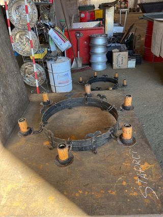 Lámpara de forja de hierro venta persona