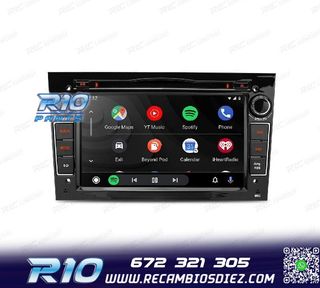 RADIO GPS ANDROID 11 PARA OPEL ASTRA H VIVARO ZAFIRA VECTRA