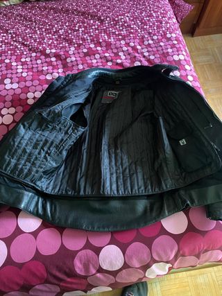 Chaqueta de piel para moto hombre Talla L