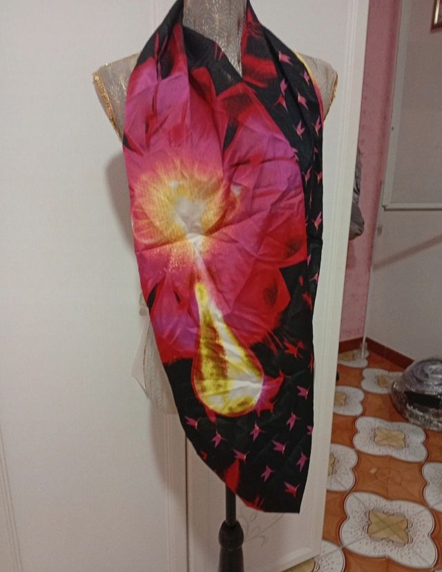 Sciarpa foulard fantasia floreale
