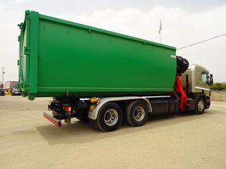 SCANIA P 420 - GANCHO + GRUA