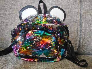 Zainetto bambina paillettes orecchie