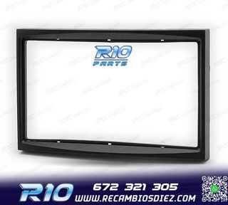 MARCO NEGRO RADIO 2-DIN PARA CITROEN C2 C3 BERLINGO JUMPY FI