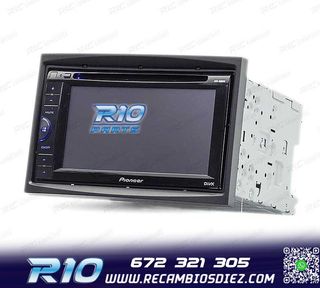 MARCO NEGRO RADIO 2-DIN PARA CITROEN C2 C3 BERLINGO JUMPY FI