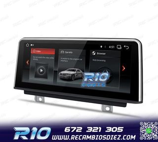 RADIO GPS ANDROID 14 PARA BMW SERIE 3 SERIE 4 10,25"