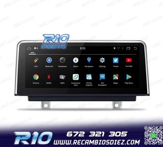 RADIO GPS ANDROID 14 PARA BMW SERIE 3 SERIE 4 10,25"
