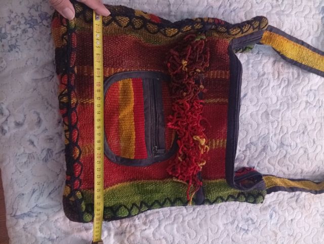 Bolso bandolera étnico multicolor