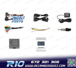 RADIO GPS ANDROID 11 PARA VOLKSWAGEN VW SEAT SKODA CARPLAY F