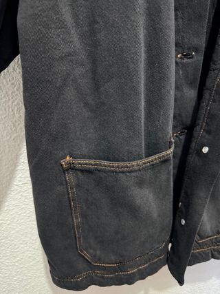 Chaqueta vaquera negra Pull&Bear