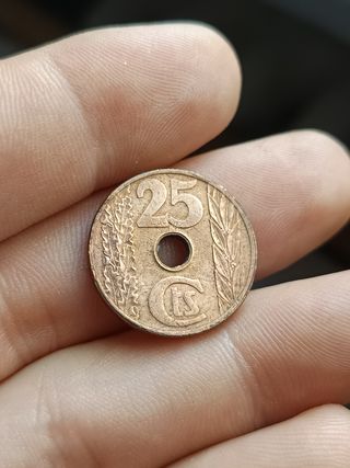 25 céntimos 1938 República Española