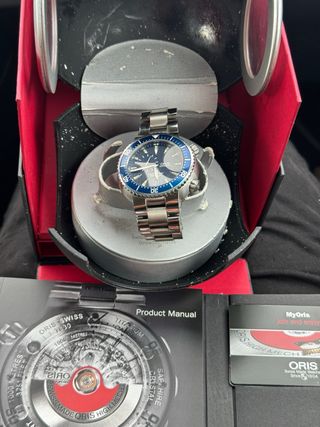 Oris Diver 1000m Reloj Automático Azul