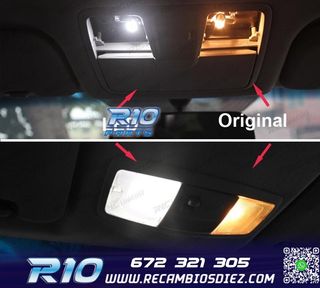KIT 14 BOMBILLAS LED INTERIOR PARA FIAT STILO 192 01-07