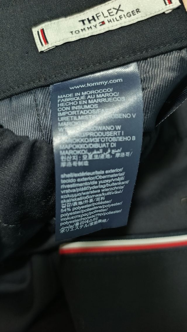 Pantalón negro Tommy Hilfiger