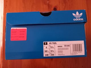 Zapatillas Adidas Altas Rojas y Blancas