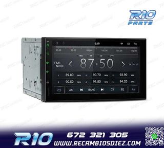 RADIO GPS ANDROID 8.1 7" OCTA-CORE 2DIN MULTIMEDIA PANTALLA