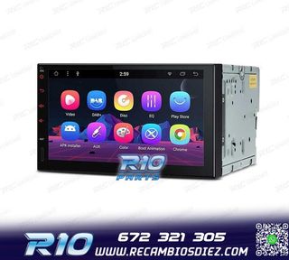 RADIO GPS ANDROID 8.1 7" OCTA-CORE 2DIN MULTIMEDIA PANTALLA