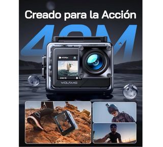 Cámara deportiva WOLFANG GA120 A ESTRENAR