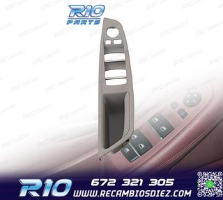 MOLDURA BOTONERA PANEL DE PUERTA BMW SERIE 5 F10 F11 GRIS