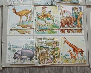 Juego Loteria de los Animales Antiguo