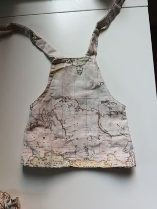 Conjunto bebé mapa tierra