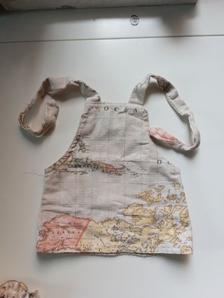 Conjunto bebé mapa tierra