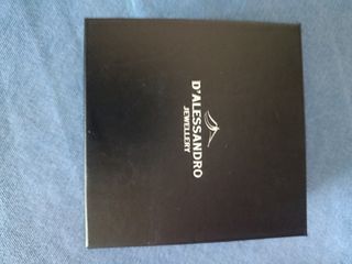 Collana con pendente verde e argento