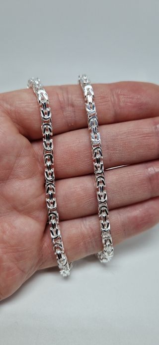 Cadena 60cm Plata