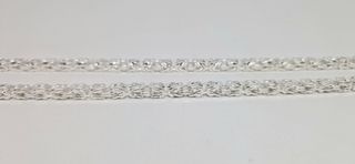 Cadena 60cm Plata