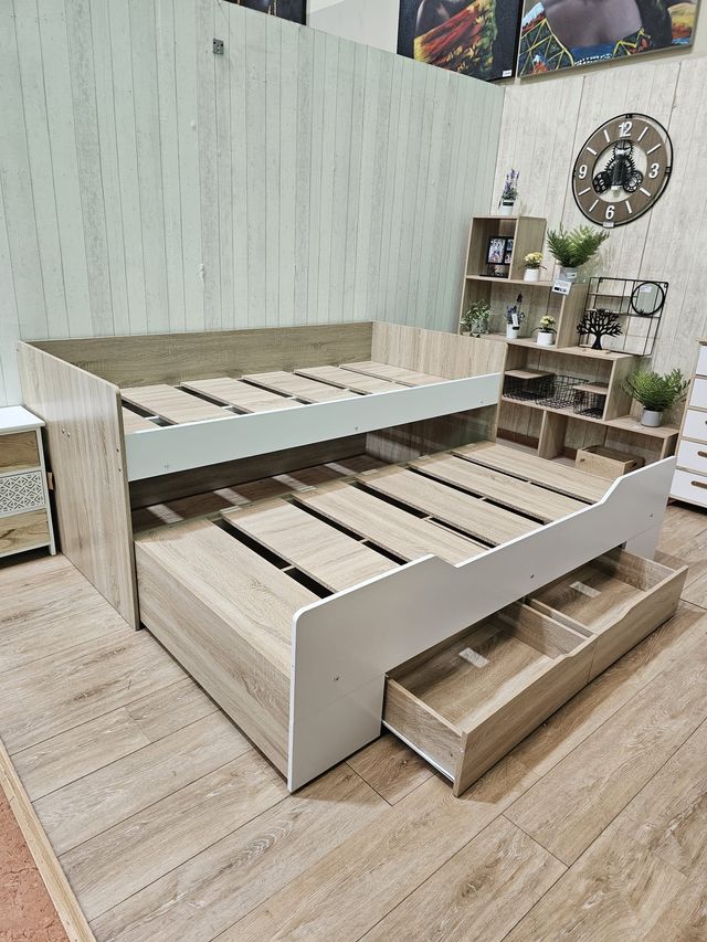 Cama nido con 2 cajones