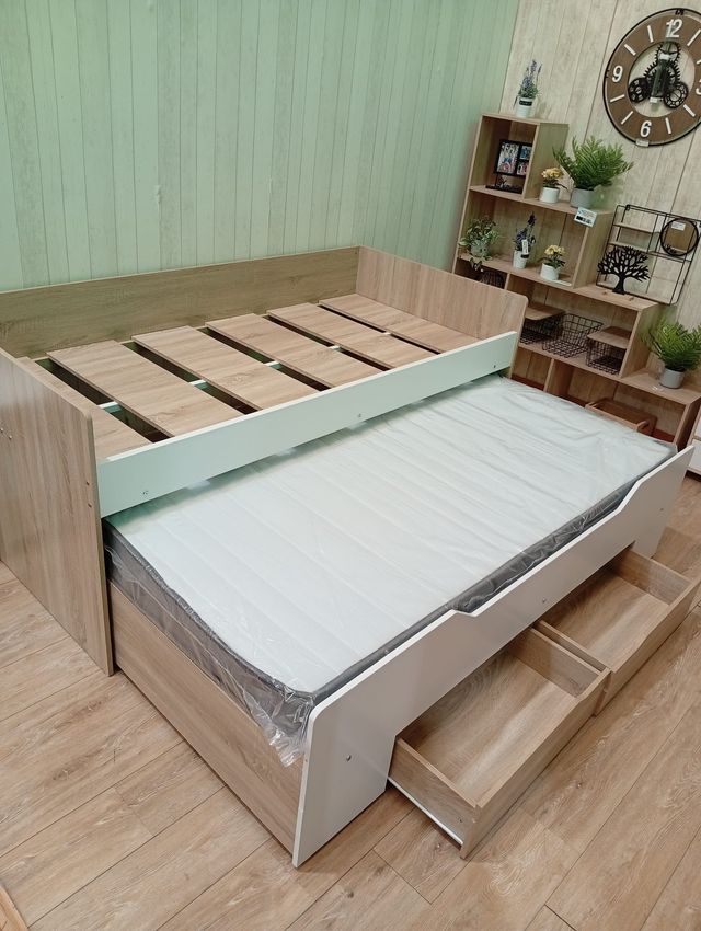 Cama nido con 2 cajones