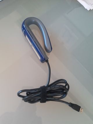 Scanner 3D blu e grigio