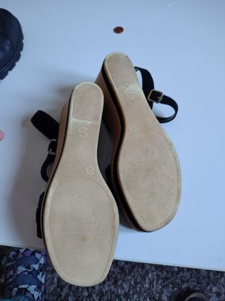Sandalias Camila Mujer Negras