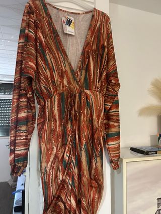 Vestido estampado talla única nuevo